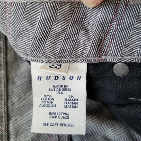 Hudson Jeans Pin Stripe- grey - Picture 7 of 7